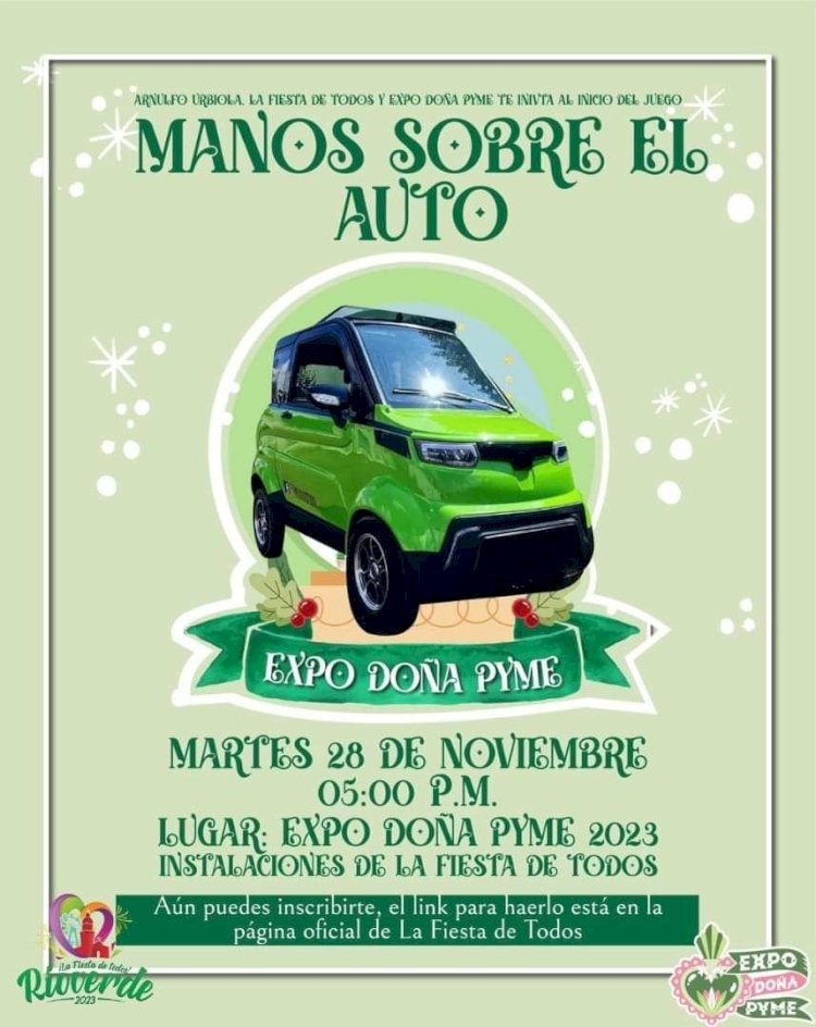 "Manos sobre el Auto" en Expo Doña Pyme 2023