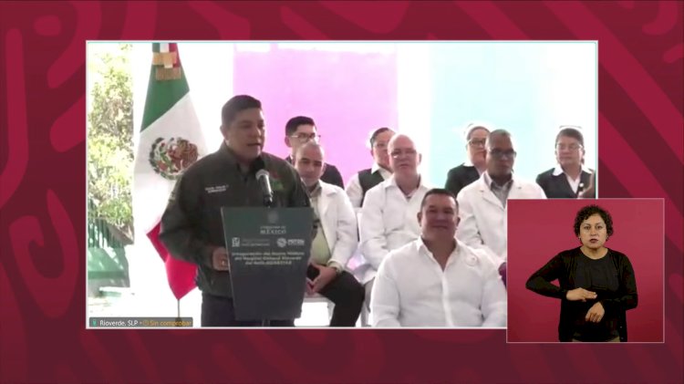 Ricardo Gallardo inaugura la rehabilitación del Hospital de Especialidades IMSS Bienestar en Rioverde, S.L.P.