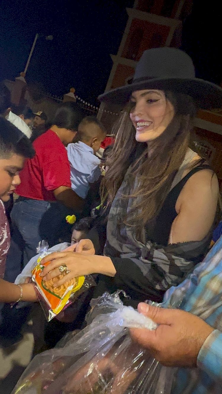Ana Bárbara sorprende al ejido San Marcos con un espectáculo inolvidable