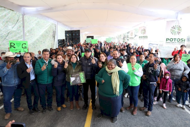 Inauguran Primera Etapa del Camino Cerritos-San Pedro de los Hernández