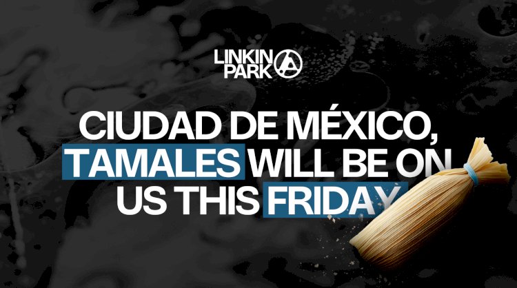 Linkin Park sorprende a sus fans en CDMX con tamales gratis antes del concierto